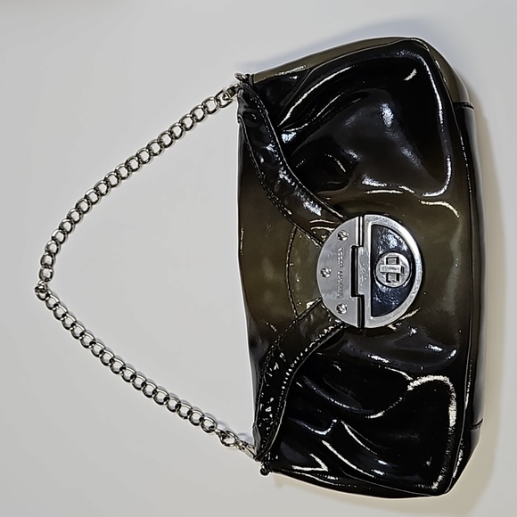 Elliot Luca army green shoulder bag silver chain New women's - Picture 15 of 15